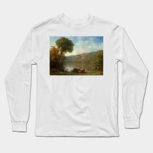 Lake Nemi by George Inness Long Sleeve T-Shirt